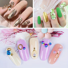 120pcs Oval Shaped False Nail Tips for Nail Extension