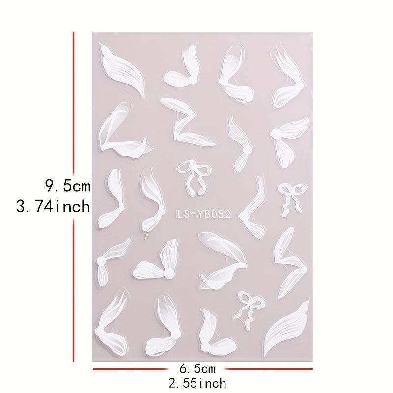 French Line Nail Sticker DIY Nail Art Self Adhesive Decal Golden Silver Glitter