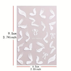 French Line Nail Sticker DIY Nail Art Self Adhesive Decal Golden Silver Glitter