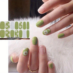 Full Cover Nail Stickers for Sparkling Wedding Nails