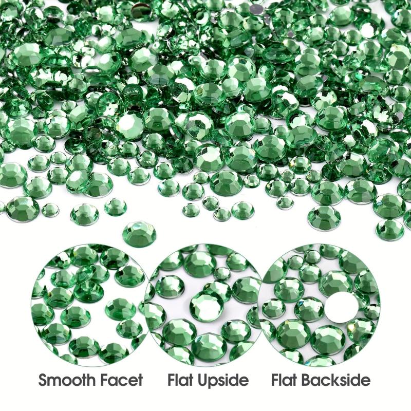 200Pcs Crystal Rhinestones Ideal for Crafts Nail Art Decorations