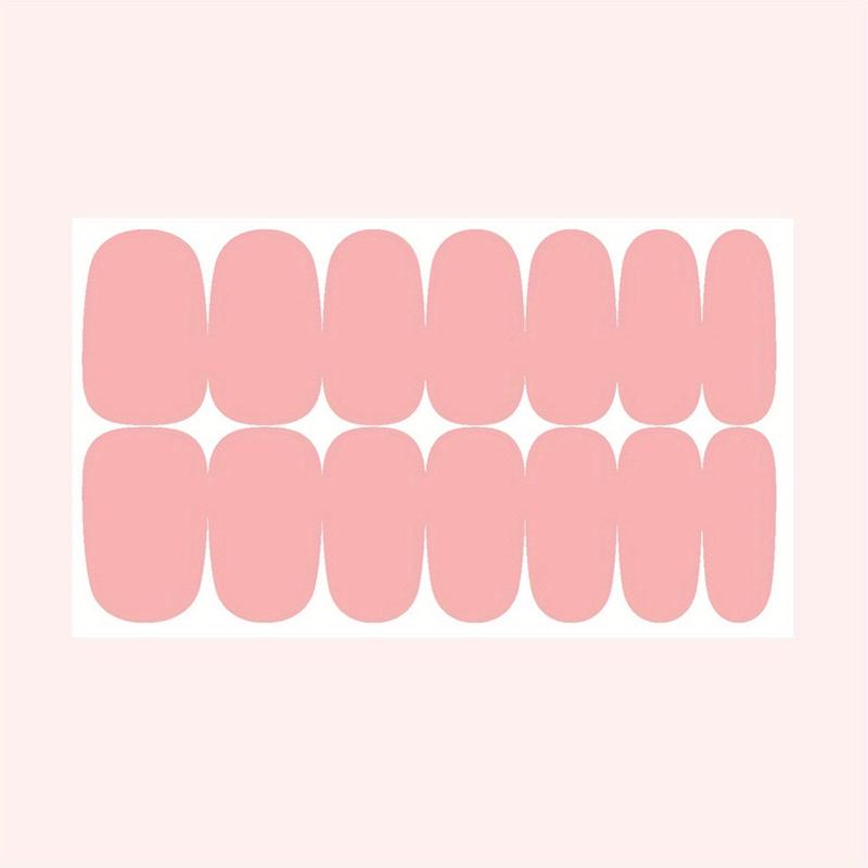 Full Wrap Nail Polish Stickers Self Adhesive Nail Art Decal Strips Kit