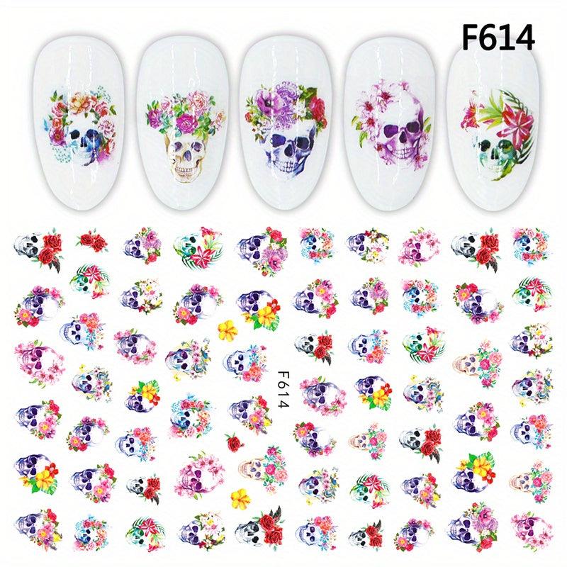 Halloween Self Adhesive Nail Art Stickers Decals