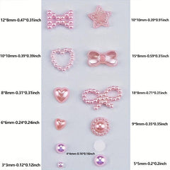 3D Nail Charms Y2K Style Shapes Flatback Acrylic