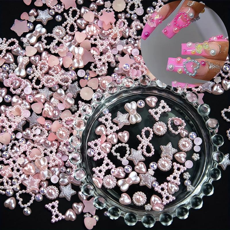 3D Nail Charms Y2K Style Shapes Flatback Acrylic