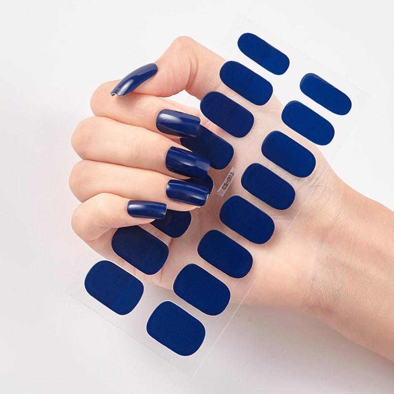 16-Piece Nail Art Polish Sticker Stripes Self-Adhesive Nail Stickers