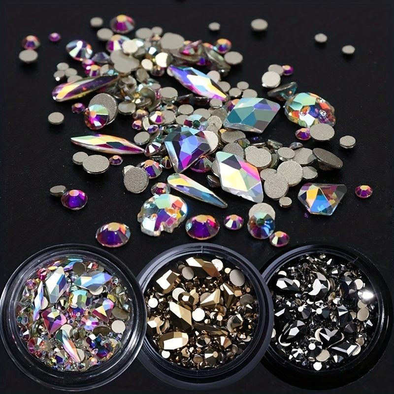 3D Nail Art Rhinestone Mixed Shape Nail Gems Stone Nail Art Charms