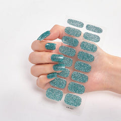 Full Cover Nail Art Stickers Self Adhesive Nail Decals for Women