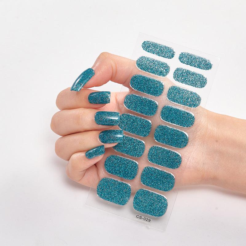 Full Cover Nail Art Stickers Self Adhesive Nail Decals for Women