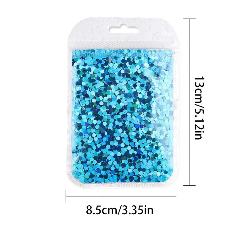 Holographic Glitter Sequins for Makeup Body Face Slime Resin Craft