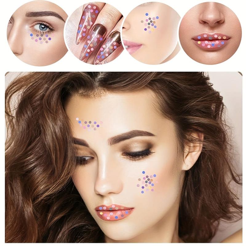 Holographic Glitter Sequins for Makeup Body Face Slime Resin Craft