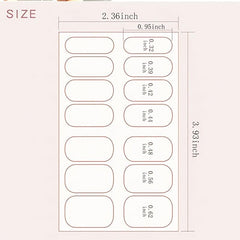 Glitter Self Adhesive Nail Polish Stickers with Manicure Decoration Kit