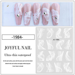 French Gradient Nail Art Sticker Self Adhesive Nail Decoration