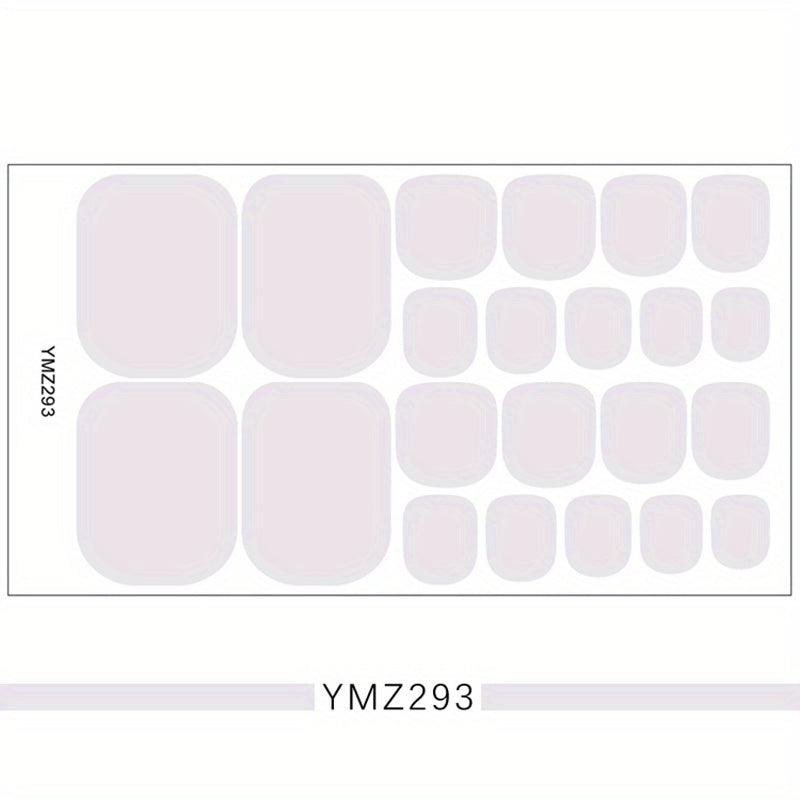 DIY Nail Art Stickers Full Wrap Self Adhesive Decals for Women and Girls