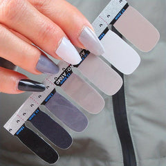 Colorful Adhesive Nail Wraps for Salon Nail Art at Home