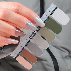 Colorful Adhesive Nail Wraps for Salon Nail Art at Home