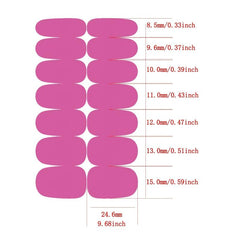 Spring Summer Nail Stickers For Women Sets Self Ashesive Solid Nail Sticker