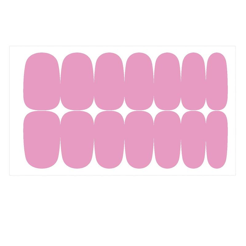 Spring Summer Nail Stickers For Women Sets Self Ashesive Solid Nail Sticker