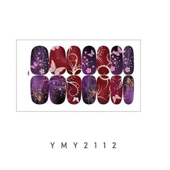Waterproof Nail Polish Stickers Self Adhesive Manicure Kits