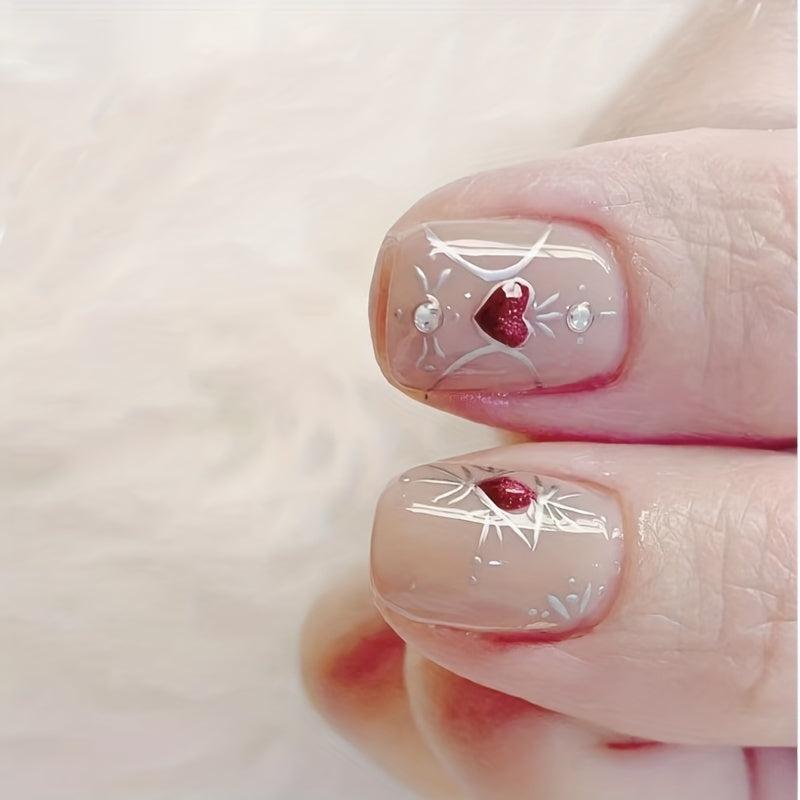 5D Self Adhesive Geometric Nail Art Stickers