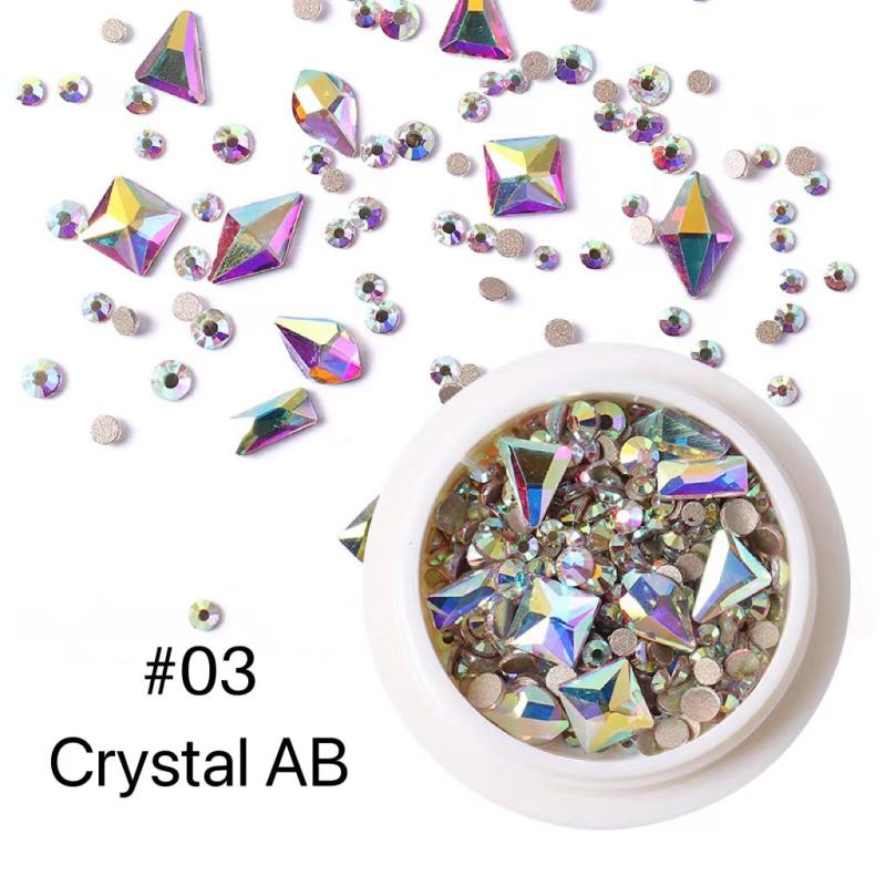 Flatback Nail Rhinestones Glass Gems Crystals