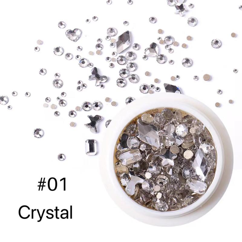 Flatback Nail Rhinestones Glass Gems Crystals