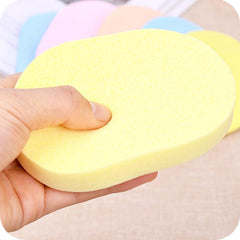 3pcs Facial Bath Cleansing Sponges Reusable Cosmetic Face Sponge Pads
