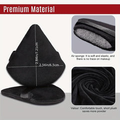 10 PCS Triangle Powder Puffs Soft Plush Powder Sponge Makeup Foundation Sponge