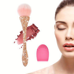 Fluffy Face Contouring Brush for Loose Powder Bronzer