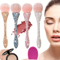 Fluffy Face Contouring Brush for Loose Powder Bronzer