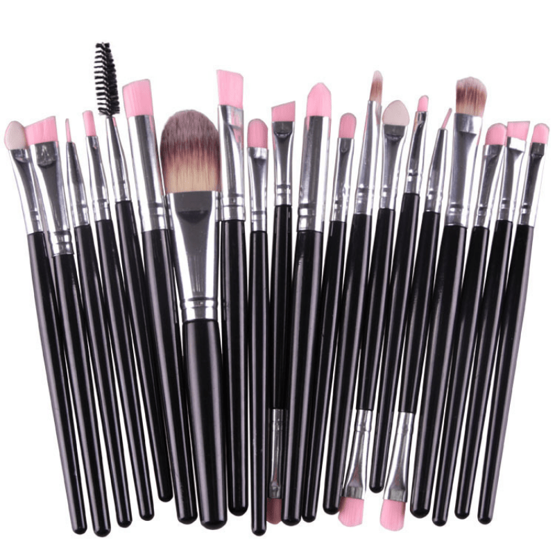 20Pcs Makeup Brushes Set Professional Soft Synthetic Hair Powder Foundation Eyes