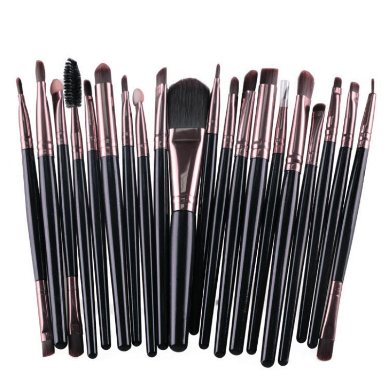20Pcs Makeup Brushes Set Professional Soft Synthetic Hair Powder Foundation Eyes