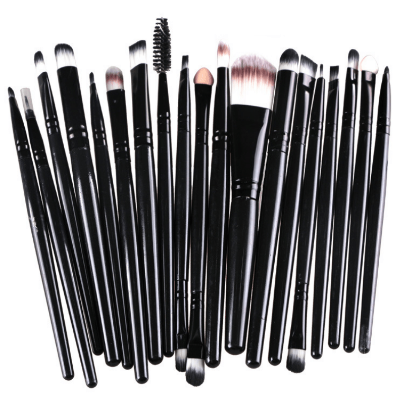 20Pcs Makeup Brushes Set Professional Soft Synthetic Hair Powder Foundation Eyes