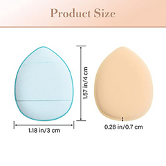 5PCS Mini Puff Makeup Finger Puff Set Sponge Concealer Foundation Detail Puff