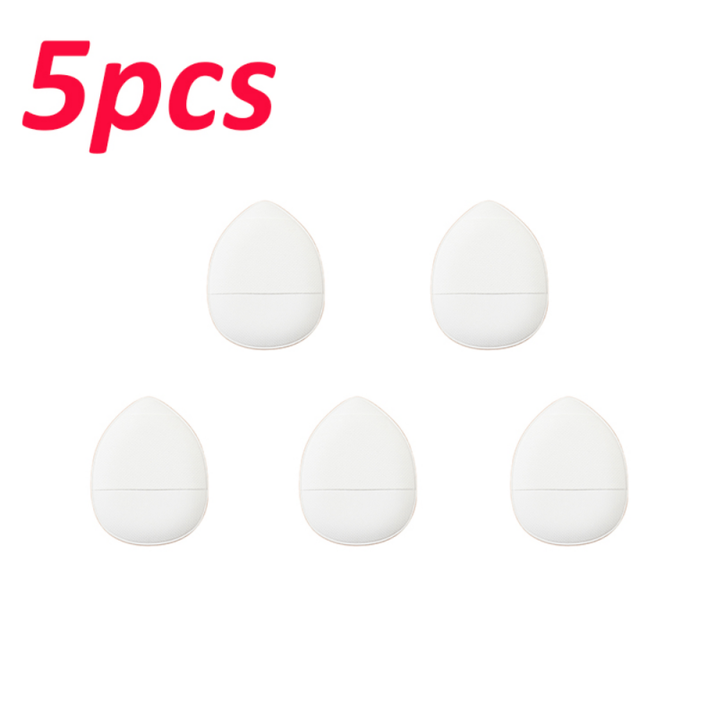 5PCS Mini Puff Makeup Finger Puff Set Sponge Concealer Foundation Detail Puff