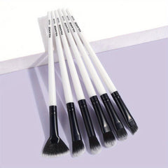 6pcs Travel Makeup Brush Set for Eye Shadow & Highlight