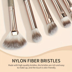 6pcs Travel Makeup Brush Set for Eye Shadow & Highlight