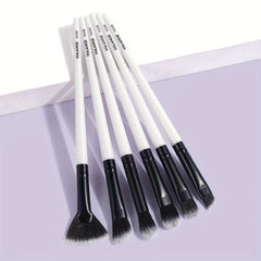 6pcs Travel Makeup Brush Set for Eye Shadow & Highlight