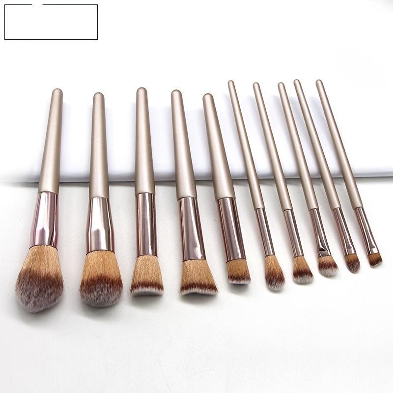 10pcs Makeup Brushes Set Eyeshadow Foundation Powder Cosmetic