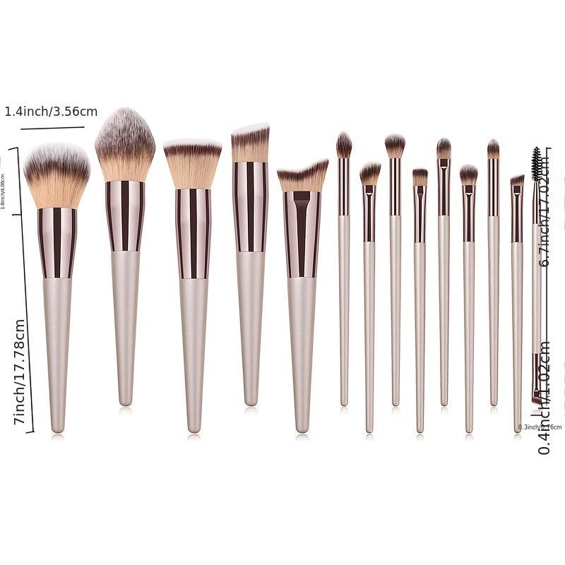 10pcs Makeup Brushes Set Eyeshadow Foundation Powder Cosmetic