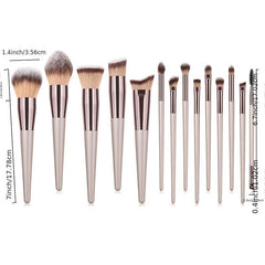 10pcs Makeup Brushes Set Eyeshadow Foundation Powder Cosmetic