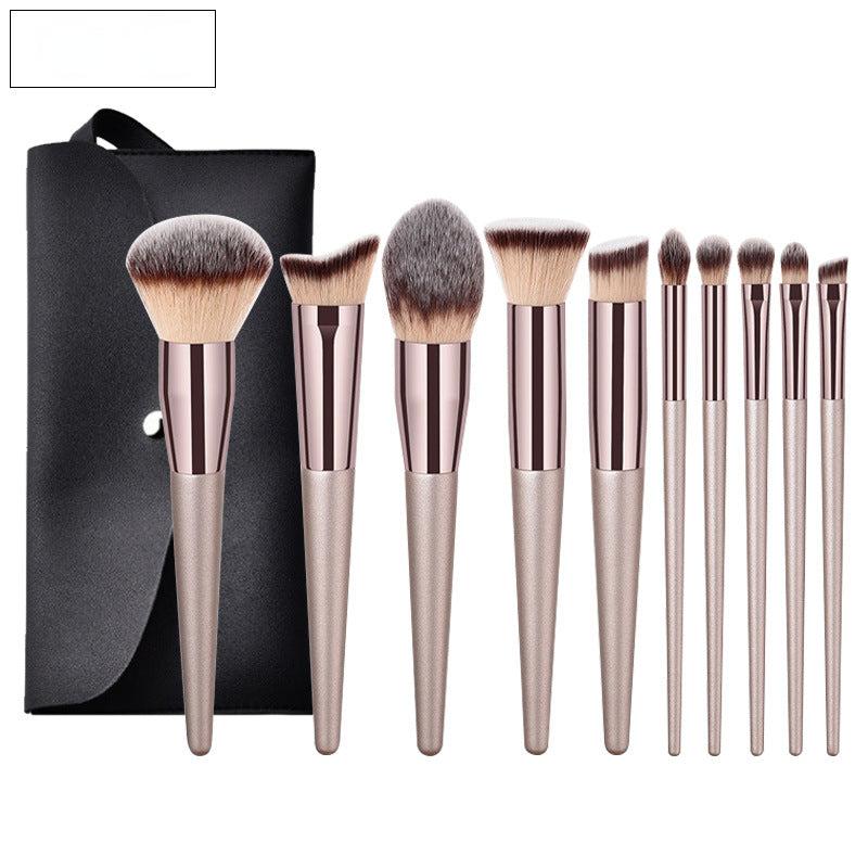 10pcs Makeup Brushes Set Eyeshadow Foundation Powder Cosmetic