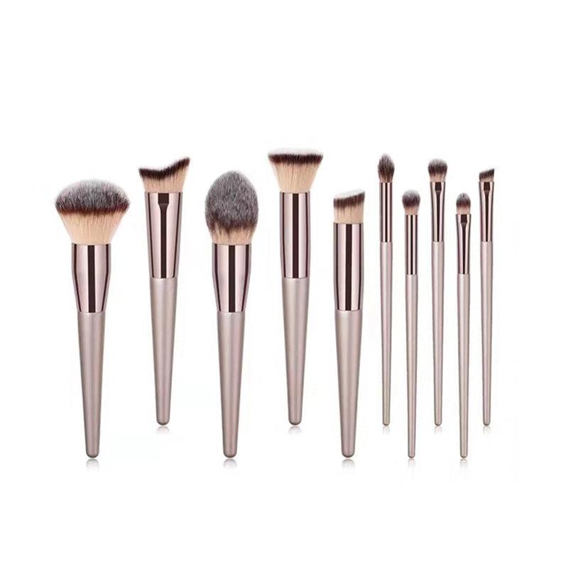 10pcs Makeup Brushes Set Eyeshadow Foundation Powder Cosmetic
