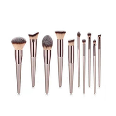 10pcs Makeup Brushes Set Eyeshadow Foundation Powder Cosmetic