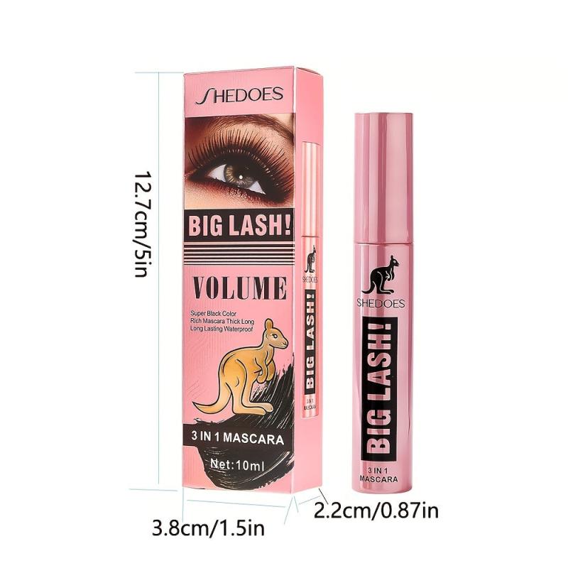 Volumizing Waterproof Mascara, Curling, Clumping