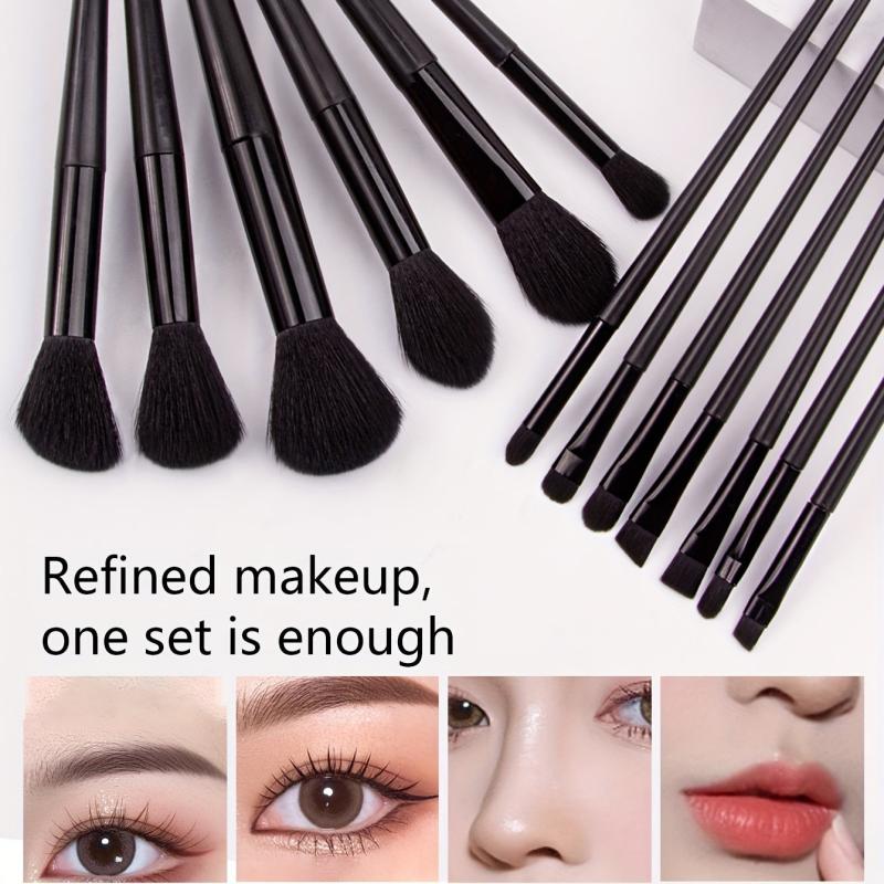 Makeup Brushes 13pcs Synthetic Handle Set Kabuki Foundation Powder Blush Brush