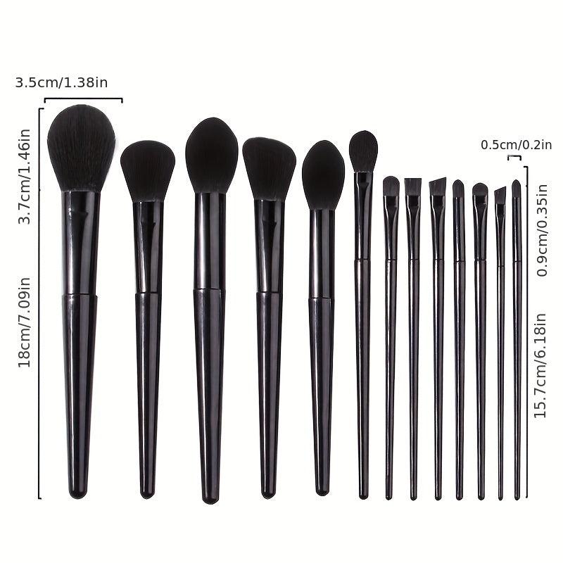 Makeup Brushes 13pcs Synthetic Handle Set Kabuki Foundation Powder Blush Brush