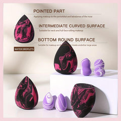 7pcs Makeup Sponge Set for Beginners & Professionals