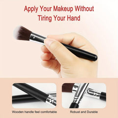 32-Piece Professional Makeup Brush Set Wooden Handle Eyeshadow Face Brushes Kit