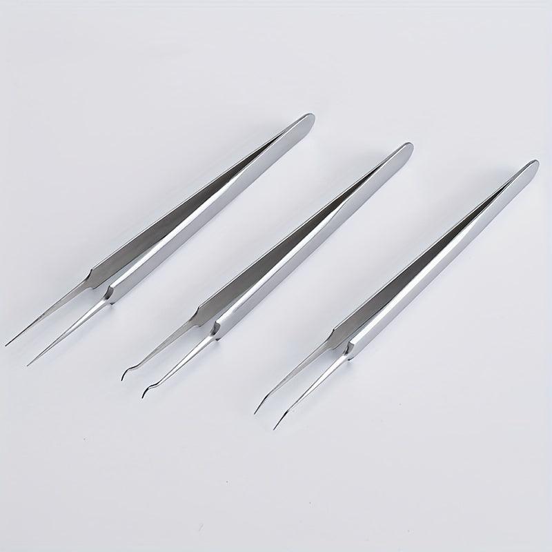 5pcs Blackhead Remover Tweezers Set with Portable Case